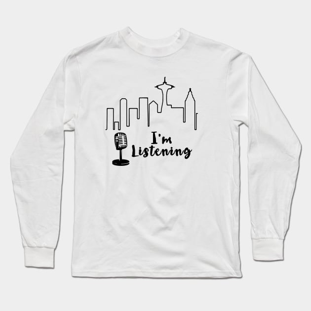 Im listening Long Sleeve T-Shirt by aluap1006